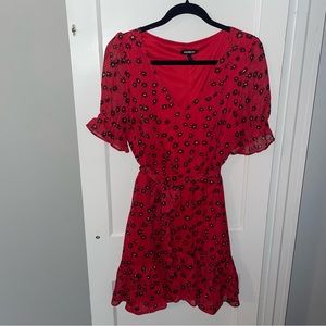Red Express Mini Dress